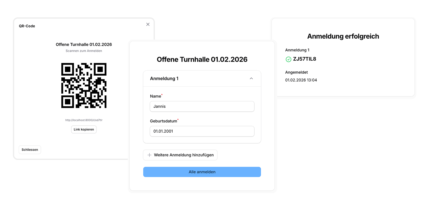 Screenshot: Registrierungsformular